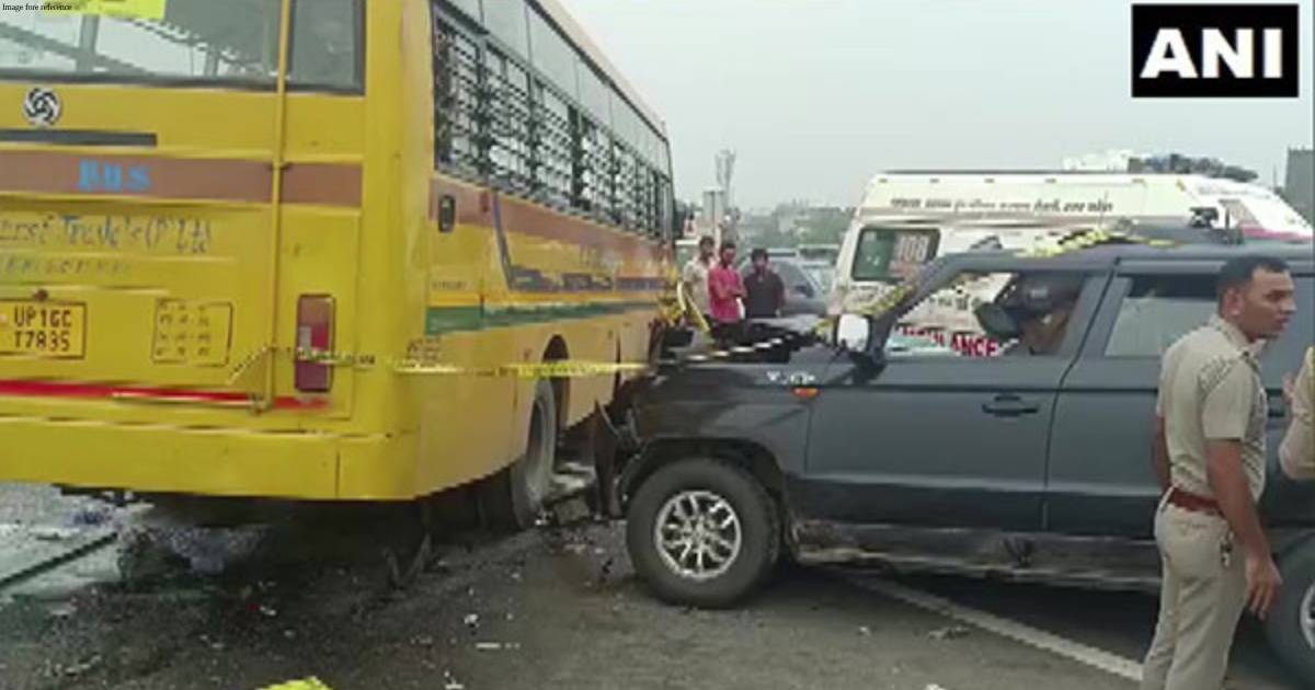 6 killed in school bus-car collision on Delhi-Meerut Expressway near Ghaziabad